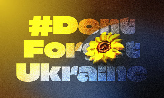 #DontForgetUkraine on blue base cap with Sunflower embroidery