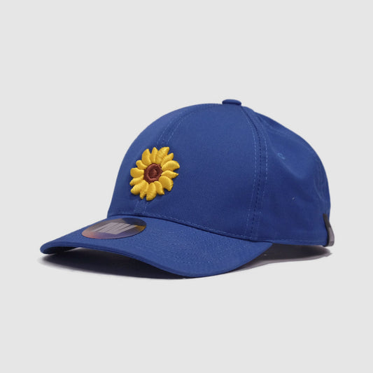 Blue Ukrainian Sunflower Base Cap