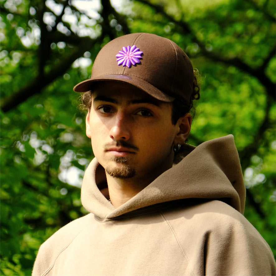 Casquette de base marron en forme de campanule suédoise 